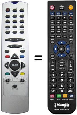 Replacement remote control REMCON1351