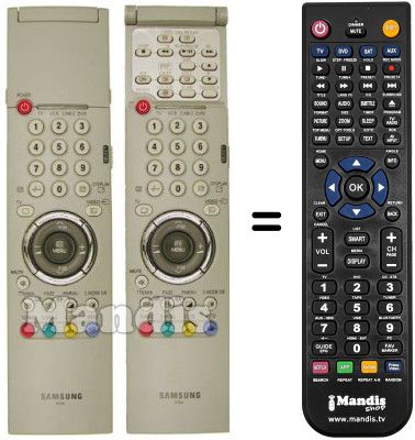 Gleichwertige Fernbedienung Samsung WS32M066T Gleichwertige Fernbedienung Samsung WS32M066T
