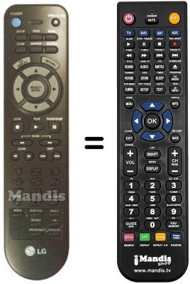 Gleichwertige Fernbedienung REMCON674 Gleichwertige Fernbedienung REMCON674