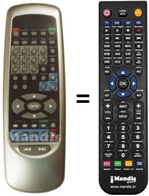 Gleichwertige Fernbedienung REMCON1224