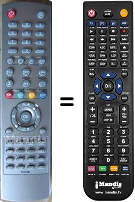 Gleichwertige Fernbedienung Aeg R-23E