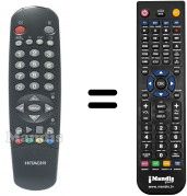 Replacement remote control Hitachi X100063