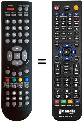 Gleichwertige Fernbedienung i-Joy IDI32PPB12