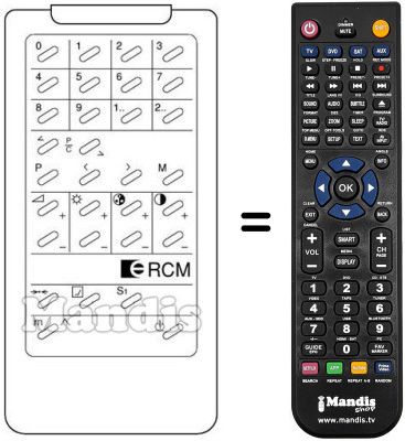 Replacement remote control REMCON1179