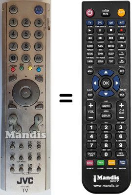 Replacement remote control JVC LT26B60SU