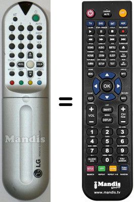 Replacement remote control LG RK21CC40MX Replacement remote control LG RK21CC40MX