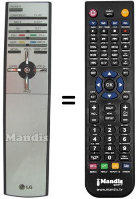 Replacement remote control LG RL44SZ21RD Replacement remote control LG RL44SZ21RD