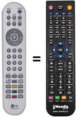 Gleichwertige Fernbedienung LG 23LC1R-ZB Gleichwertige Fernbedienung LG 23LC1R-ZB