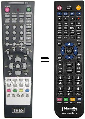 Gleichwertige Fernbedienung REMCON346