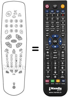 Replacement remote control Sound Color MZ2810