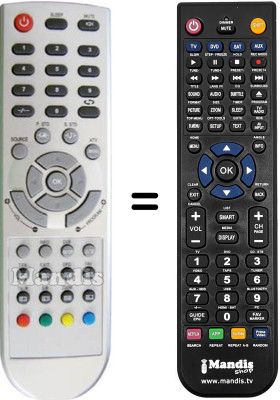 Replacement remote control N2003LBD Replacement remote control N2003LBD