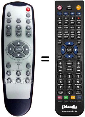 Gleichwertige Fernbedienung Optoma WJF7923