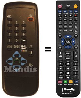 Replacement remote control REMCON306
