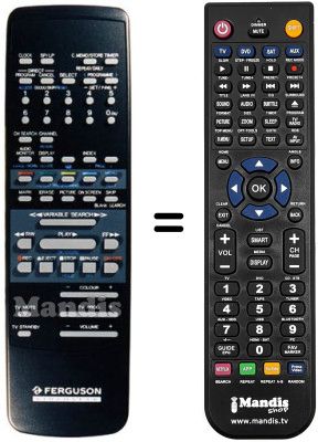 Gleichwertige Fernbedienung Thorn FV57H