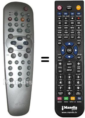 Gleichwertige Fernbedienung Elbe RC19042011-01