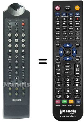 Gleichwertige Fernbedienung RC6941 / 01