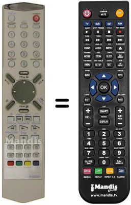 Replacement remote control Daewoo DDT14H9 Replacement remote control Daewoo DDT14H9