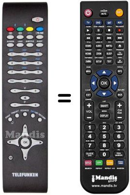 Gleichwertige Fernbedienung Inno Hit IH22875WT