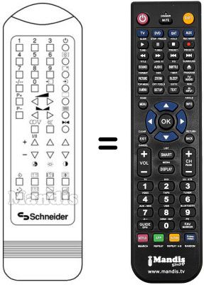 Gleichwertige Fernbedienung RC201