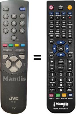 Replacement remote control RM-C51