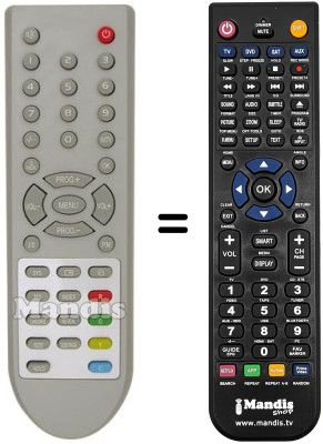 Gleichwertige Fernbedienung REMCON1133