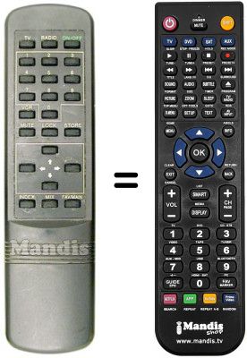 Gleichwertige Fernbedienung REMCON1098 Gleichwertige Fernbedienung REMCON1098