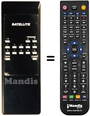 Gleichwertige Fernbedienung REMCON1255