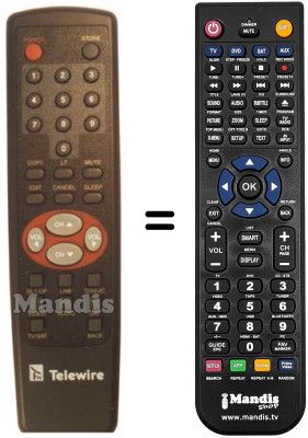 Replacement remote control REMCON1222