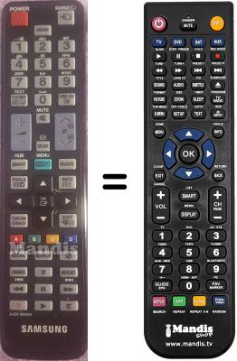 Gleichwertige Fernbedienung AA59-00509A