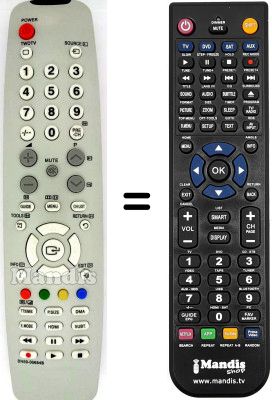 Gleichwertige Fernbedienung Samsung LE32A455C1D / /XKS Gleichwertige Fernbedienung Samsung LE32A455C1D / /XKS