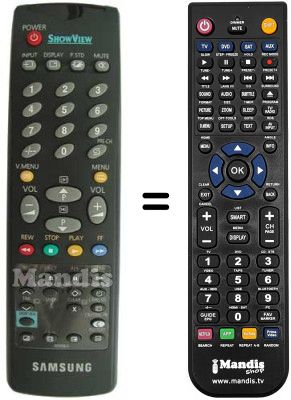 Gleichwertige Fernbedienung Samsung AA59-00006A Gleichwertige Fernbedienung Samsung AA59-00006A