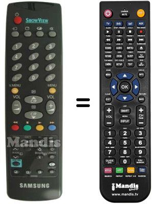 Gleichwertige Fernbedienung Samsung AA59-00007B Gleichwertige Fernbedienung Samsung AA59-00007B