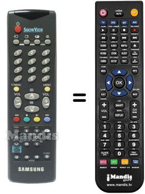 Replacement remote control Samsung AA59-00107B