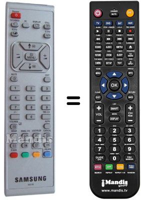Gleichwertige Fernbedienung Samsung BN59-00217B Gleichwertige Fernbedienung Samsung BN59-00217B
