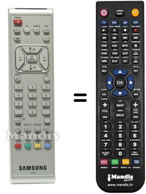 Gleichwertige Fernbedienung Samsung LW17E24CBX/XEC Gleichwertige Fernbedienung Samsung LW17E24CBX/XEC