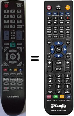 Gleichwertige Fernbedienung Samsung B2230 HD Gleichwertige Fernbedienung Samsung B2230 HD