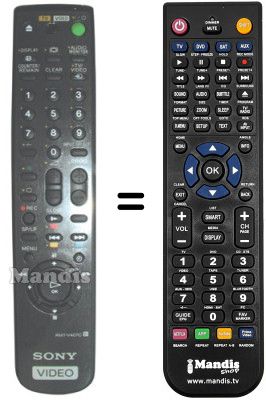 Replacement remote control RMT-V407C