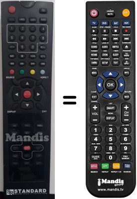 Replacement remote control Standard SR2106FH
