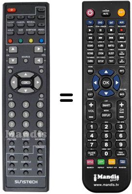 Replacement remote control REMCON513