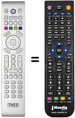 Gleichwertige Fernbedienung THES TL2010BTP