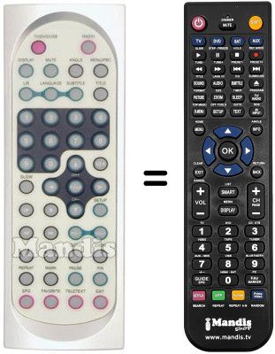 Replacement remote control REMCON272