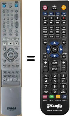 Replacement remote control Targa DRH-5000