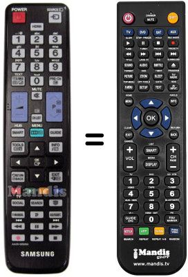 Gleichwertige Fernbedienung Samsung UE37D6100 Gleichwertige Fernbedienung Samsung UE37D6100