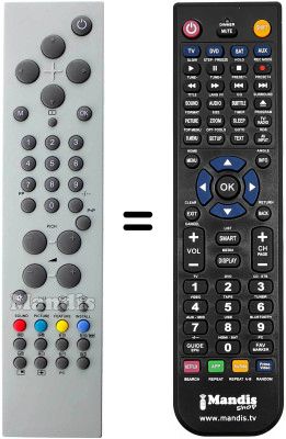 Gleichwertige Fernbedienung Techwood TWD20LC1