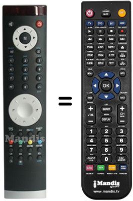 Replacement remote control Proline LD3240 HD