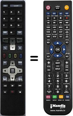 Replacement remote control Kathrein UFS640SI