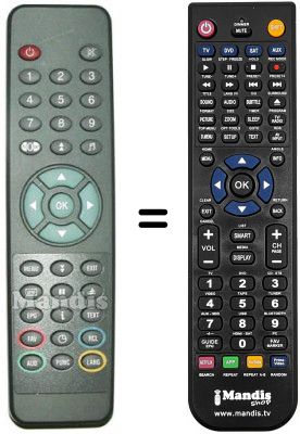 Replacement remote control JEPSSEN JS4000W