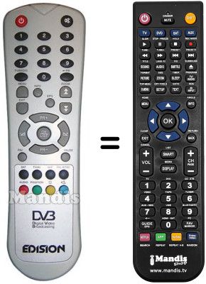 Replacement remote control DIGIQUEST 6320FTA