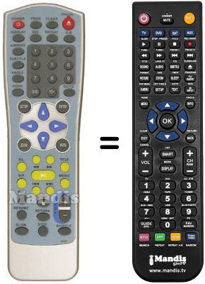 Replacement remote control Amstrad DV600