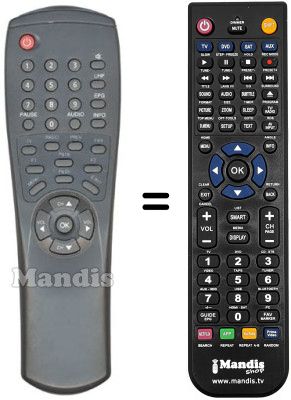 Replacement remote control Thorn DSR3000CI Replacement remote control Thorn DSR3000CI
